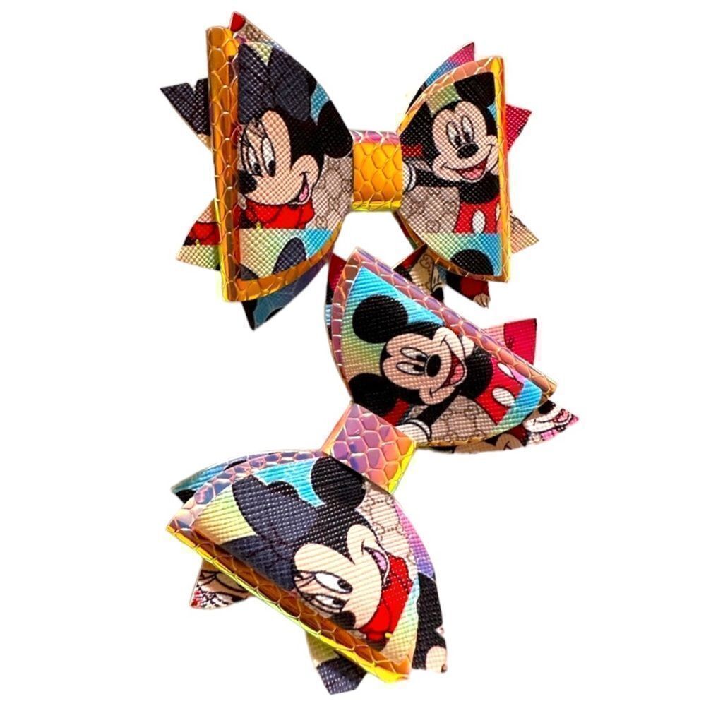 New Ineffable Mickey Mouse & Minnie 2pcs Hair
Accessories Hair/ spectacular bows